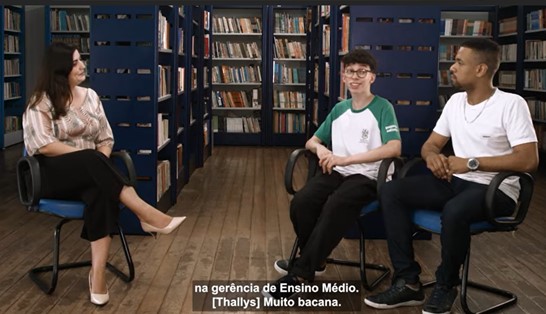 Com apoio do Instituto Unibanco, vídeo informa estudantes capixabas sobre o Novo Ensino Médio