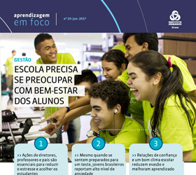 Escola precisa se preocupar com o bem-estar dos alunos
