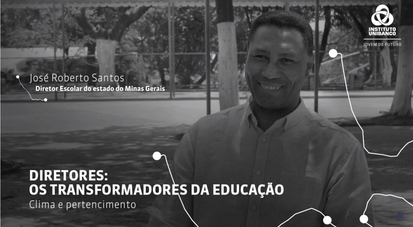 O diretor José Roberto transformou a escola com confiança e pertencimento da comunidade