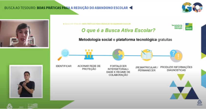 Webinário sobre busca ativa e boas práticas para a redução do abandono escolar reúne mais de 1.100 profissionais da