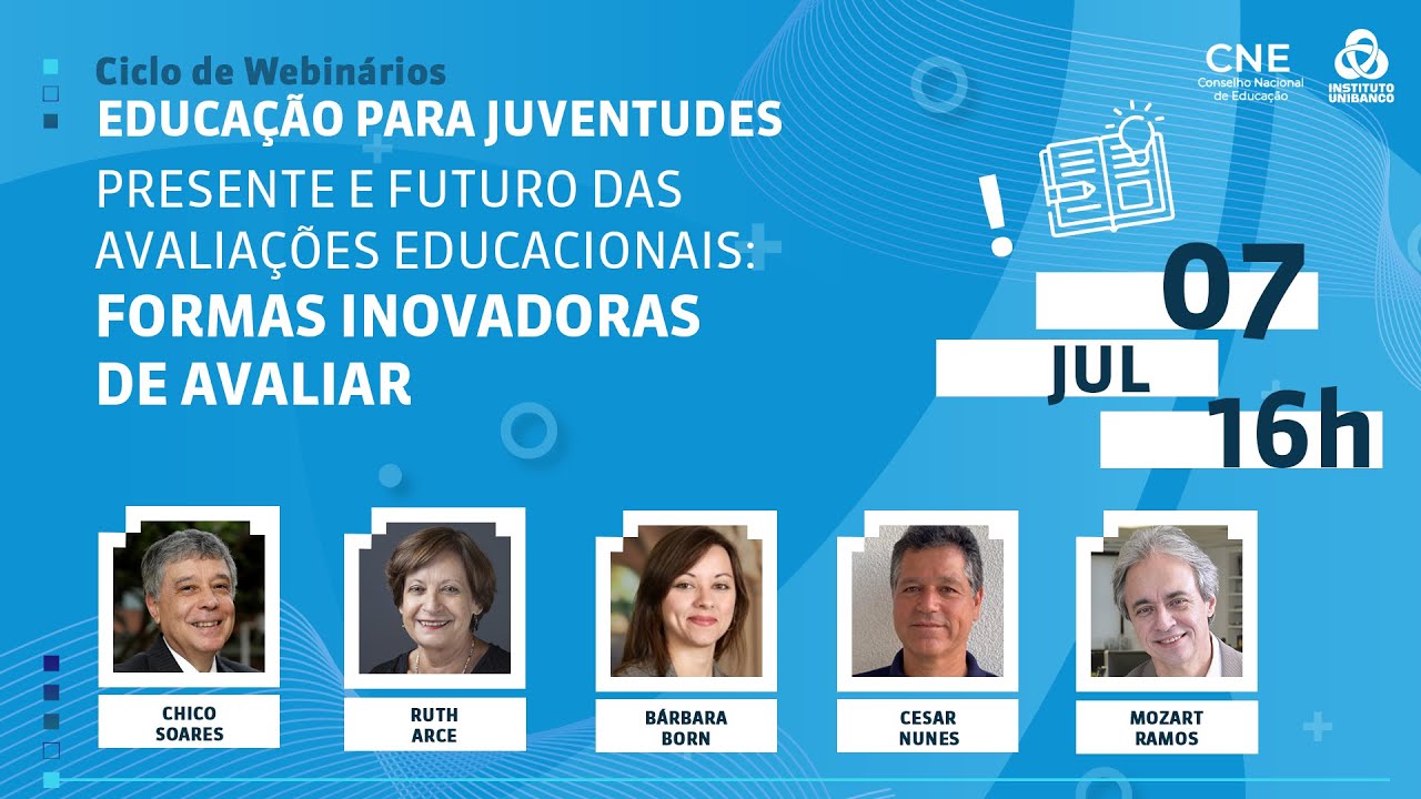 Webinário discute formas inovadoras de avaliar
